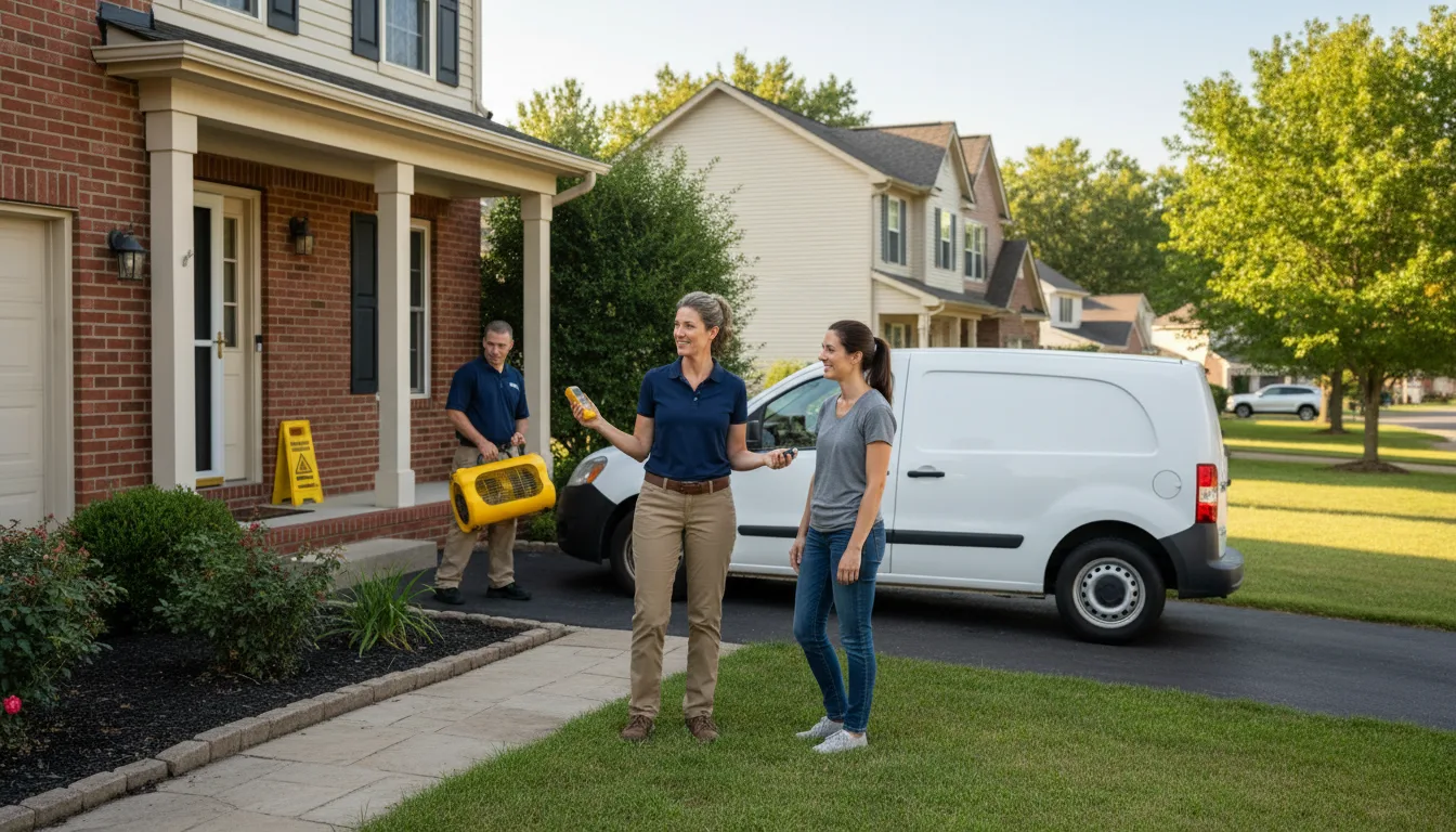 Water restoration image for Fire And Smoke Damage Restoration in Huntland, TN
